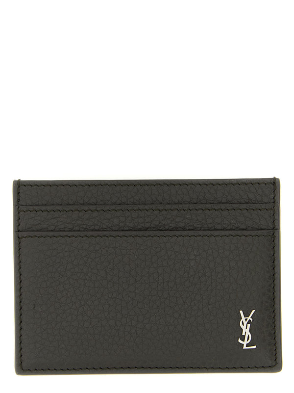 Saint Laurent Brown Calfskin Cardholder