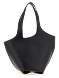 The Attico Black Calfskin Shoulder Bag