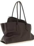 The Attico Brown Calfskin Shoulder Bag