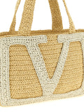 Valentino Garavani White Viscose Tote Bag