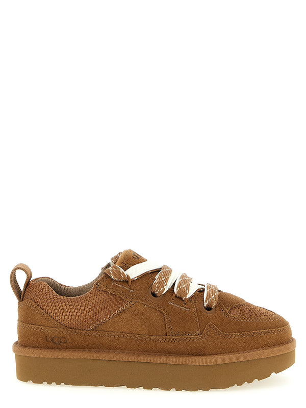 UGG Brown Leather Sneakers