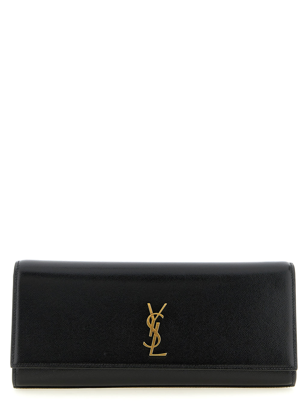 Saint Laurent Black Calfskin Clutch Bag
