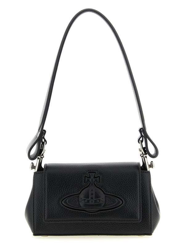 Vivienne Westwood Black Polyethylene Shoulder Bag