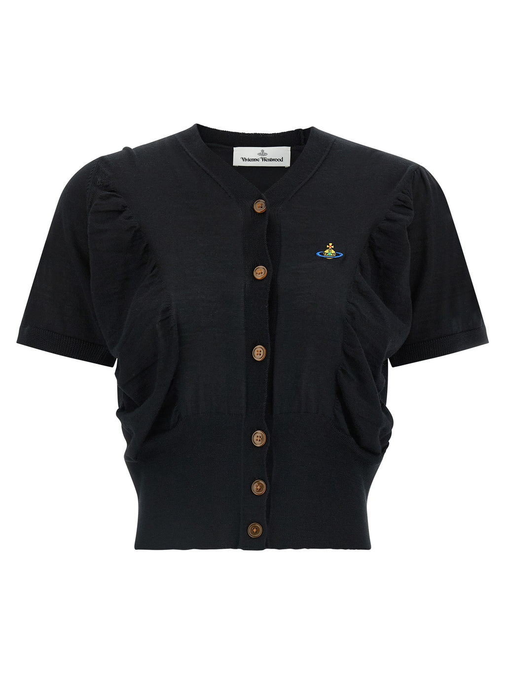 Vivienne Westwood Black Wool Cardigan