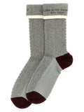 Golden Goose Gray Cotton Socks