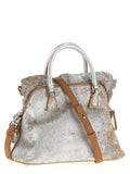 Maison Margiela Silver Lambskin Handbag