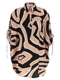 Emilio Pucci Multicolor Silk Short Dress