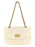 Valentino Garavani White Lamb Leather Shoulder Bag