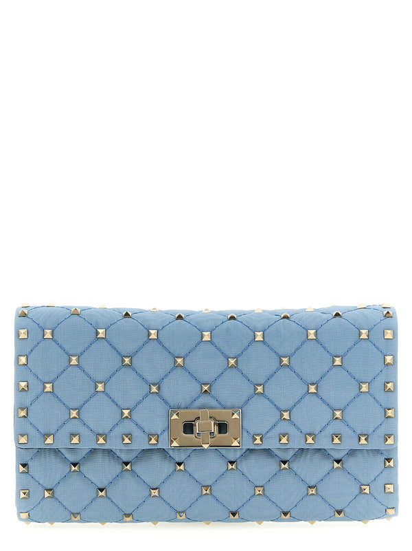 Valentino Garavani Blue Viscose Crossbody Bag