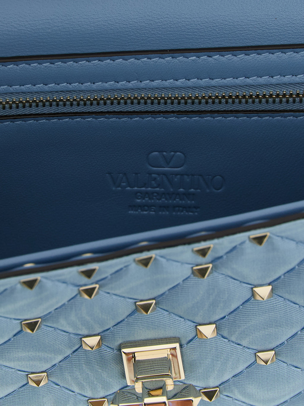 Valentino Garavani Blue Viscose Crossbody Bag