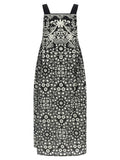 Max Mara Bicolor Cotton Long Dress