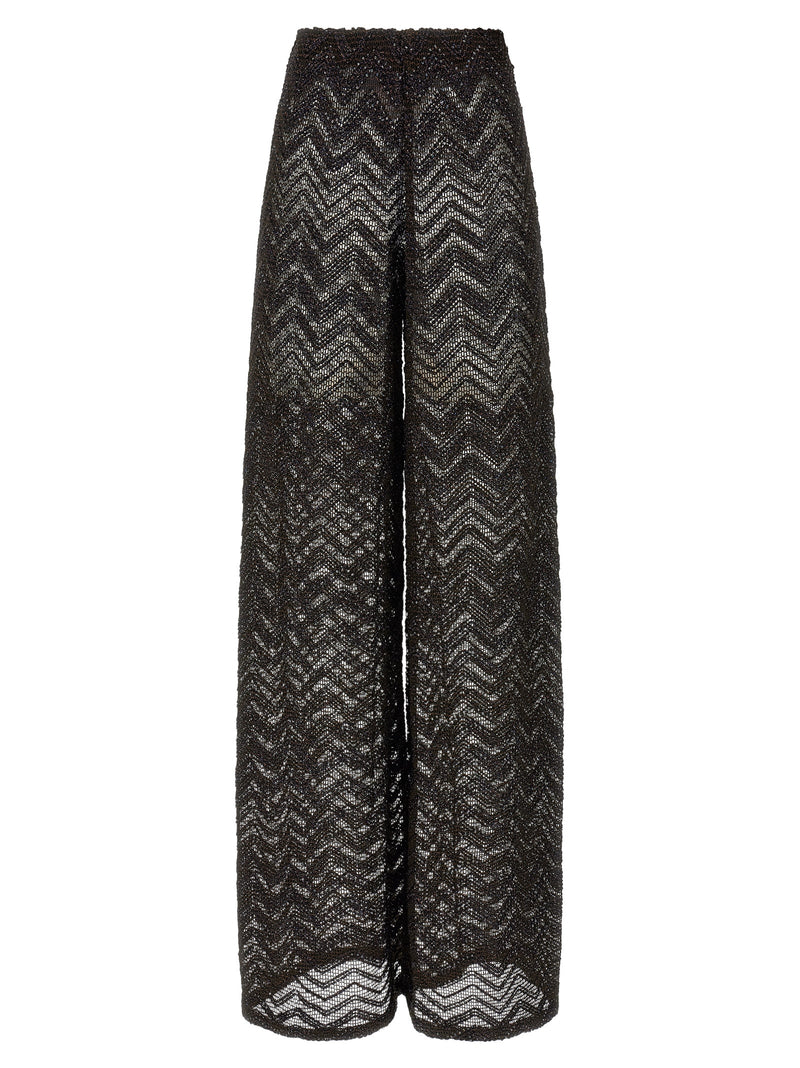Missoni Brown Viscose Flared Pants