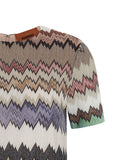 Missoni Multicolor Viscose Short Dress
