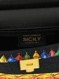 Dolce & Gabbana Multicolor Cotton Handbag