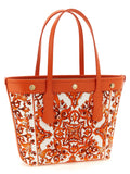 Dolce & Gabbana Orange Cotton Tote Bag