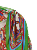 Dolce & Gabbana Multicolor Cotton Long Skirt