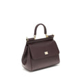Dolce & Gabbana Brown Calf Leather Bos Taurus Shoulder Bag