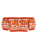 Dolce & Gabbana Orange Cotton Blouse