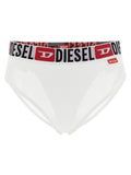 Diesel White Cotton Briefs