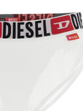 Diesel White Cotton Briefs