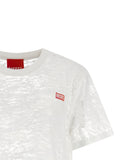 Diesel White Cotton T-Shirt