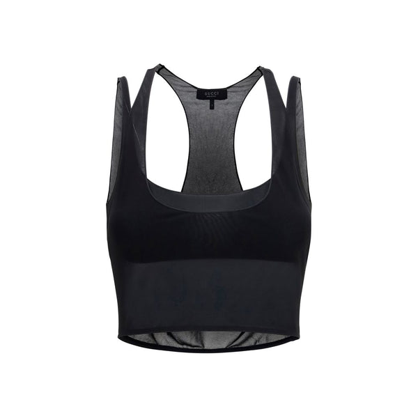 Gucci Black Viscose Bra