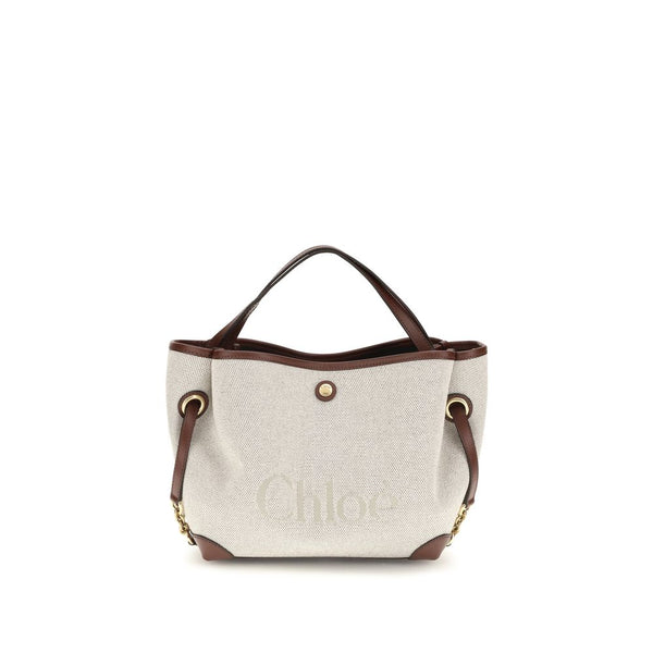 Chloé Beige Fabric Handbag