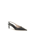 Tom Ford Black Calf Leather Bos Taurus Mid Heel Pumps