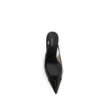 Tom Ford Black Calf Leather Bos Taurus Mid Heel Pumps