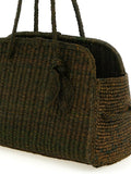 Jacquemus Bicolor Raffia Tote Bag