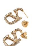 Valentino Garavani Gold Brass Earrings