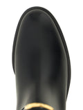 Valentino Garavani Black Calfskin Over The Knee