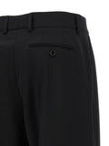 Dolce & Gabbana Black Virgin Wool Casual Pants