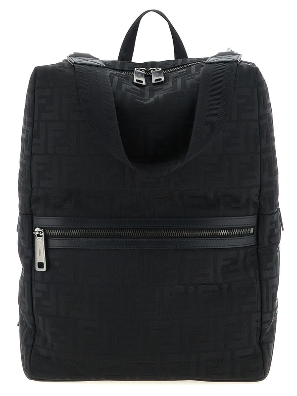 Fendi Black Polyamide Backpack