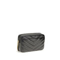 Saint Laurent Black Lamb Ovis Aries Aries Shoulder Bag