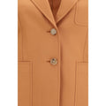 Chloé Orange Wool Oves Aries Blazer