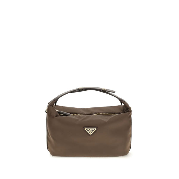 Prada Brown Recycled Polyamide Handbag