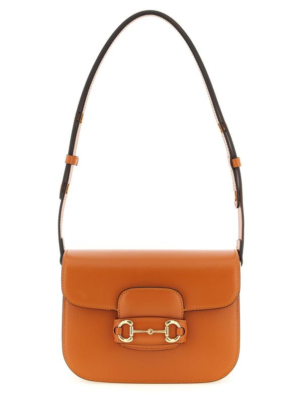 Gucci Orange Calfskin Shoulder Bag