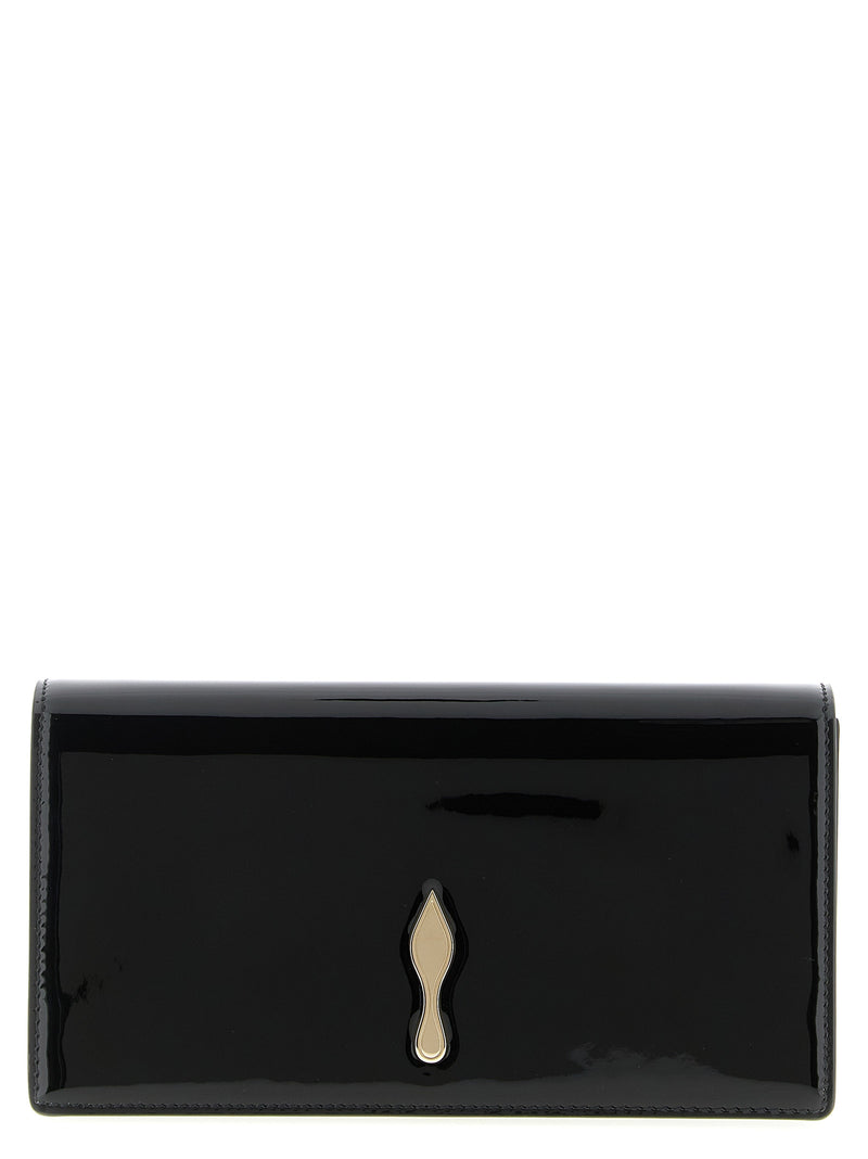 Christian Louboutin Black Calfskin Clutch Bag