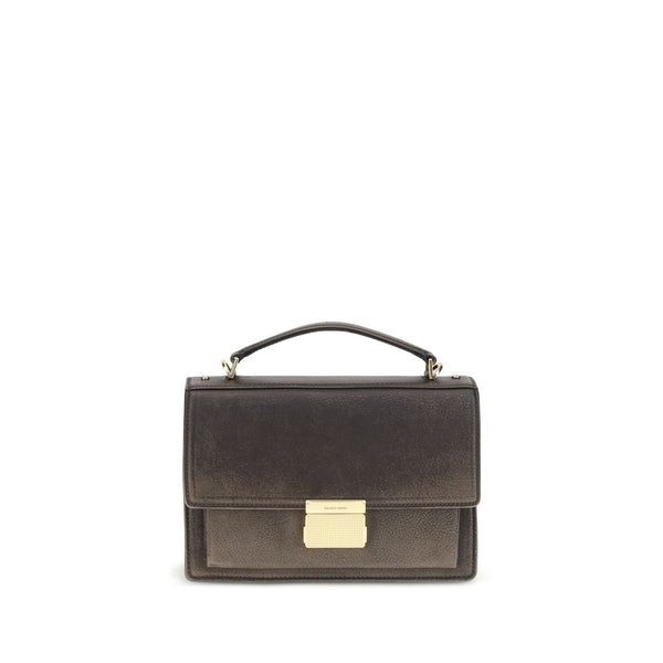 Golden Goose Brown Calf Leather Bos Taurus Handbag