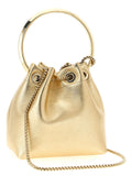 Jimmy Choo Gold Lamb Leather Handbag