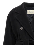 Max Mara Black Virgin Wool Coat