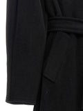 Max Mara Black Virgin Wool Coat