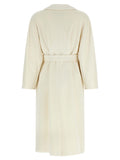 Max Mara White Virgin Wool Coat
