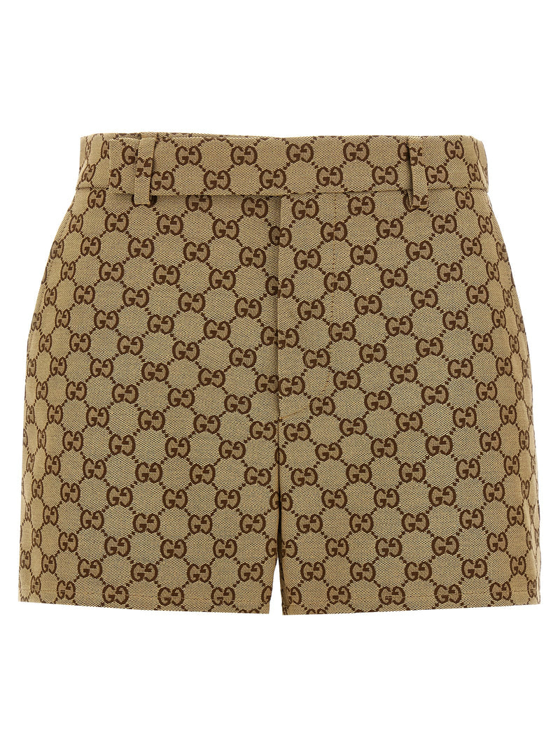 Gucci Beige Cotton Bermuda Shorts