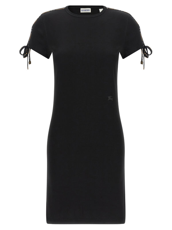 Burberry Black Cotton Short Dress