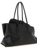 The Attico Black Calfskin Shoulder Bag