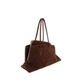 The Attico Brown Calf Leather Bos Taurus Shoulder Bag