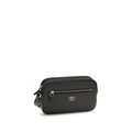 Valentino Garavani Black Calf Leather Bos Taurus Shoulder Bag