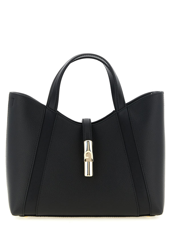 Furla Black Calfskin Tote Bag